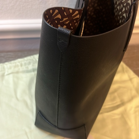Burberry TB Embossed Medium Tote Bag, Black - Picture 10 of 15